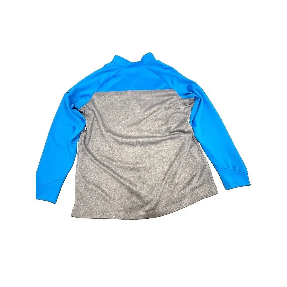 Nike Golf Dri-FIT 1/4 Zip Pullover Men’s XL Blue Gray Long Sleeve Golf Top